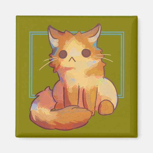 Little Cat, poesje マグネット (正面)