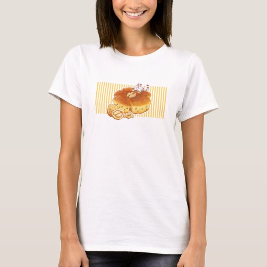 Little Cat & Walnut bread Tシャツ (正面)
