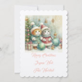 Little cats, Merry Christmas 招待状 (正面)