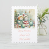 Little cats, Merry Christmas 招待状 (スタンド正面)