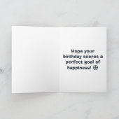 Little Champion Blue Sports Birthday カード (内部)