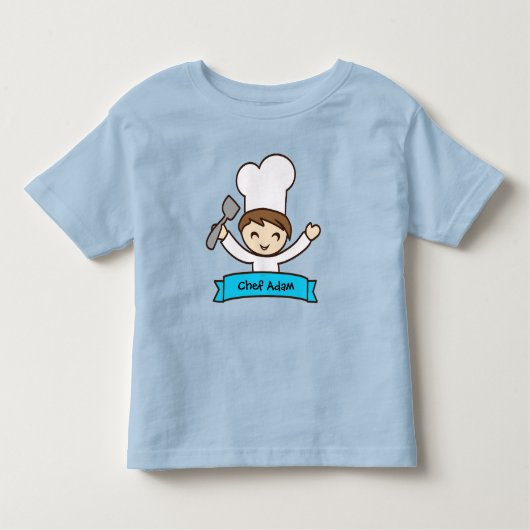"Little Chef" Kids' Graphic Tee トドラーTシャツ (正面)