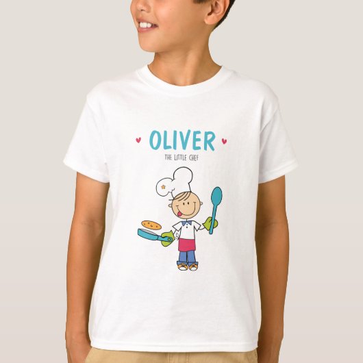 Little Chef Personalized T Shirt Tシャツ (正面)