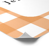 Little chick – ようこそ赤ちゃんシャワー ポスター (角)