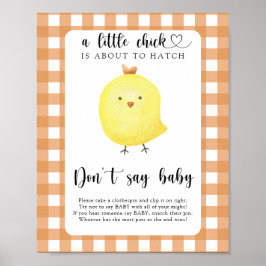 Little Chick 赤ちゃんと呼ばないで ポスター