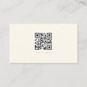 Little Chick Baby Shower Gift Registry QR エンクロージャーカード (裏面)