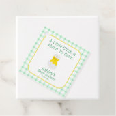 Little Chick To Hatch Gender Neutral Baby Shower フェイバータグ (インサイチュ)