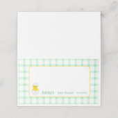 Little Chick To Hatch Gender Neutral Baby Shower プレイスカード (外部開封)