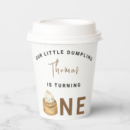 Little Chinese dumpling first Birthday Party 紙コップ