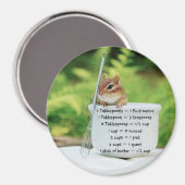 Little Chipmunk測定等価磁石 マグネット (正面/裏面)