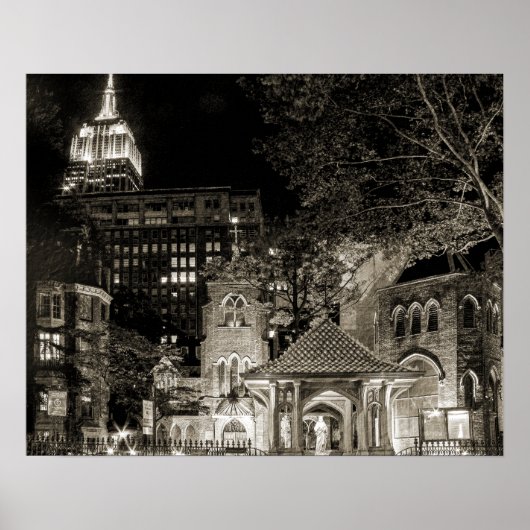 LITTLE CHURCH BIG CITYポスター（マット） ポスター (正面)