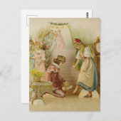 “Little Cinders” Fairy Art by E S Hardy ポストカード (正面/裏面)