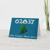 Little Compton, RI Zip Code - 02837 - Sakonnet, LC サンキューカード (正面)