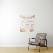 Little Conchita Baby Shower Party Backdrop, cielit タペストリー (インサイチュ)