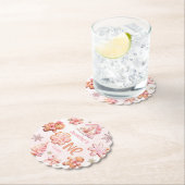 Little Cookie Christmas 1st Birthday ペーパーコースター (インサイチュ)