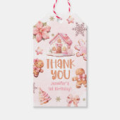 Little Cookie Christmas Birthday Thank you ギフトタグ (正面)