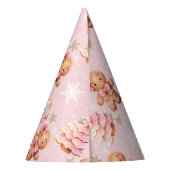 Little Cookie Gingerbread man girl Birthday パーティーハット (裏面)