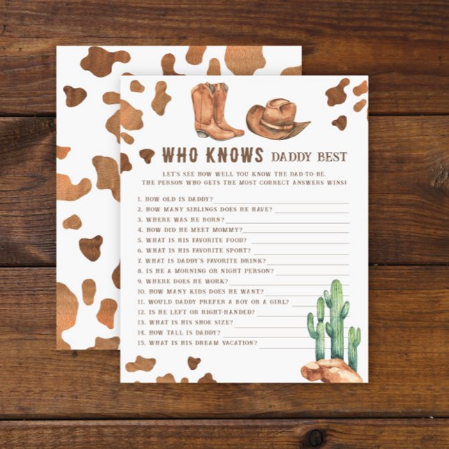 Little Cowboy – 誰がパパのゲームを知っ最高のている (クリエイターアップロード済み)