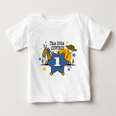 Little Cowboy 1st Birthday Tシャツ (正面)