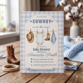 Little Cowboy Baby Shower Invitation | Western Boy 招待状