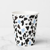 Little Cowboy Black and Blue Cow Pattern 紙コップ (裏面)