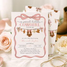 Little Cowgirl Baby Shower