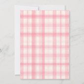 Little Cowgirl Baby Shower Invitation Girl 招待状 (裏面)