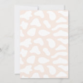 Little Cowgirl Is On The Way girl Baby Shower 招待状 (裏面)