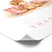  Little Cowgirl Shower Advice & Wishes New Parents ポスター (角)