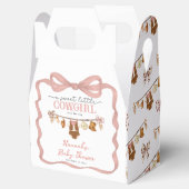 Little Cowgirl Western Clothes Baby Shower フェイバーボックス (オープン)