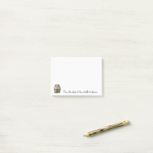 Little Critter Hamster Personalize Notes ポストイット (デスク上)