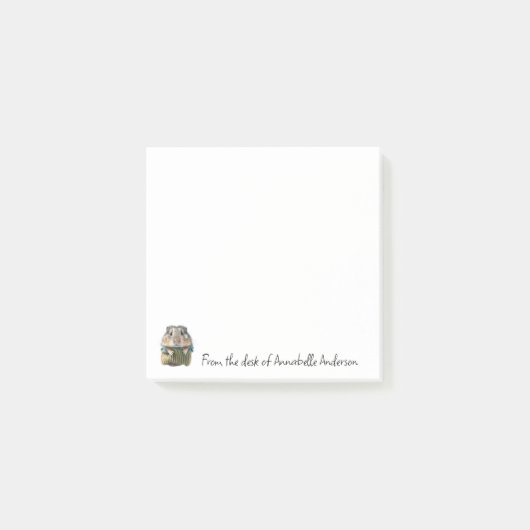 Little Critter Hamster Post-It Notes ポストイット (正面)
