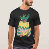Little Crocodile Egg Wildlife Reptile Alligator Tシャツ (正面)