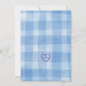 Little Cub One, Polar Bear Snow Globe Birthday 招待状 (裏面)