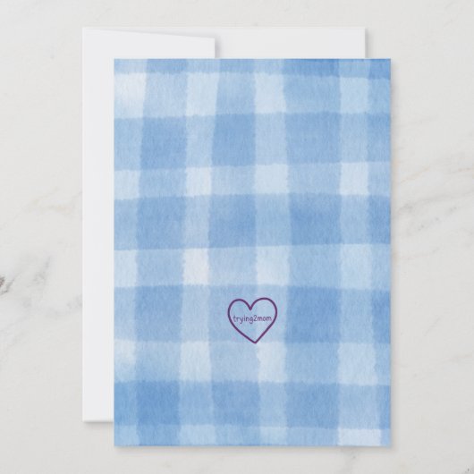 Little Cub One, Polar Bear Snow Globe Birthday 招待状 (裏面)