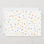 Little Cupcake Girl 1st Birthday Photo 招待状 (裏面)