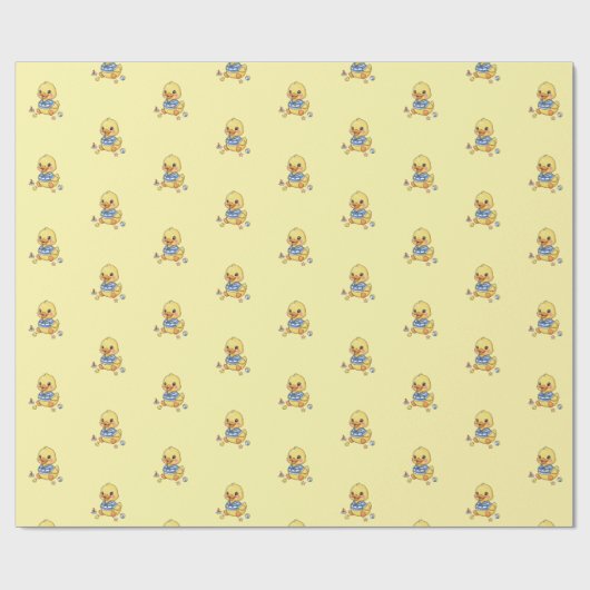 Little Cute Duck ラッピングペーパー (フラット)