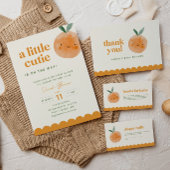 Little Cutie Baby Shower Advice Card