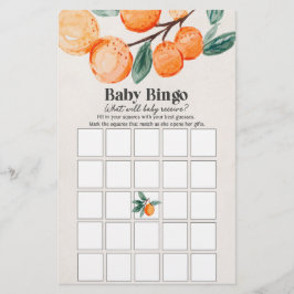 little cutie baby shower baby bingo game 