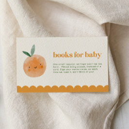 Little Cutie Baby Shower Books for Baby Card エンクロージャーカード