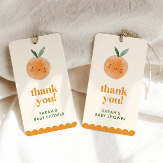 Little Cutie Baby Shower Favor Tags ギフトタグ