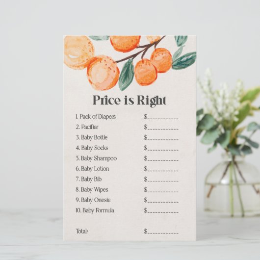 little cutie baby shower price is right game  (スタンド正面)