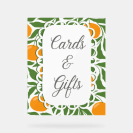 Little Cutie Baby Shower Tabletop Sign Cards and G アクリルサイン
