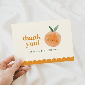 Little Cutie Baby Shower Thank You Card サンキューカード