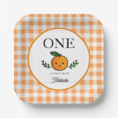 Little Cutie Birthday Paper Plate ペーパープレート (正面)