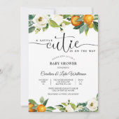 Little Cutie Citrus Baby Shower Invitation 招待状 (正面)