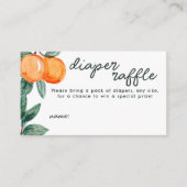 Little Cutie Citrus Diaper Raffle Game Entry エンクロージャーカード (正面)