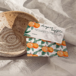 Little Cutie Citrus Diaper Raffle Game Entry エンクロージャーカード