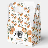  Little Cutie Citrus Orange Thank You  Baby Shower フェイバーボックス (オープン)