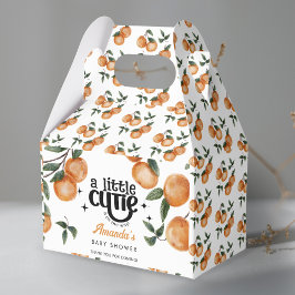  Little Cutie Citrus Orange Thank You  Baby Shower フェイバーボックス